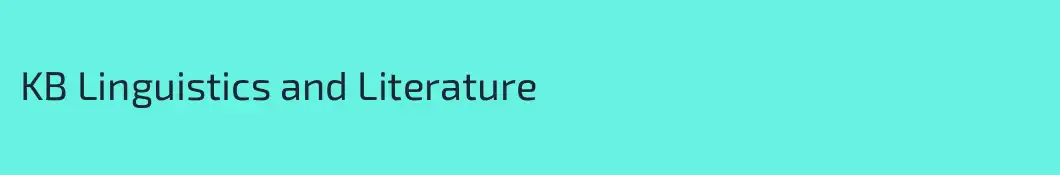 KB Linguistics and Literature
